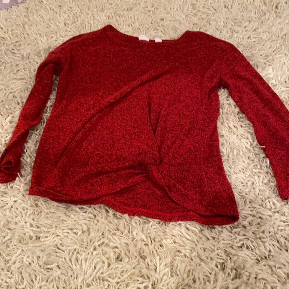 Red and black comfy top!